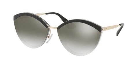 prada sunglasses 07us u43.5o0|Prada PR 07US U435O0 Sunglasses in Pale Gold/Black.